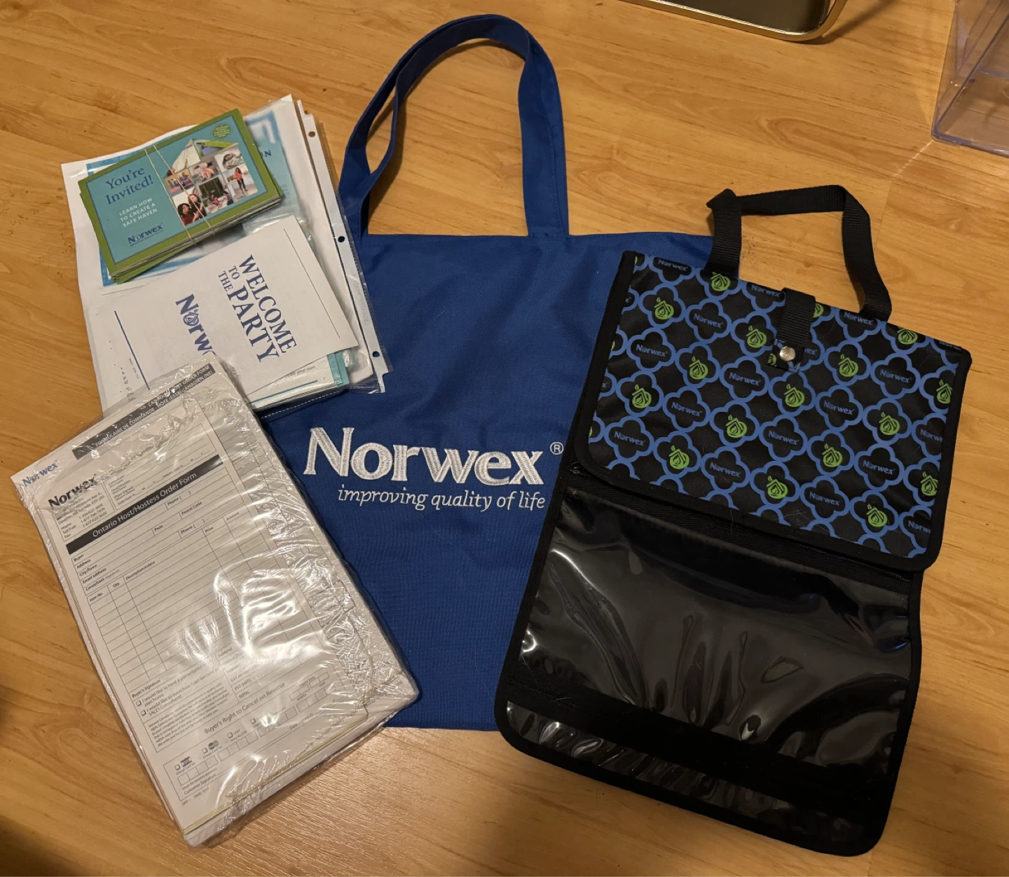 Norwex Party Kit with Tote Bag and Pouch