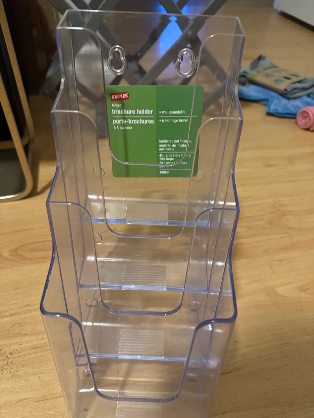 Staples 4-Tier Brochure Holder
