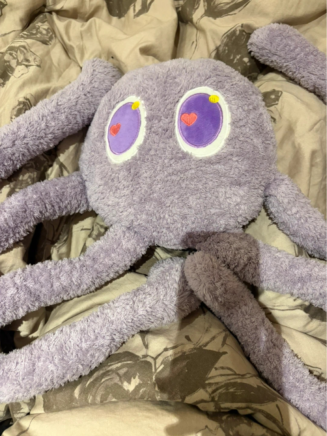 Purple Plush Octopus Toy