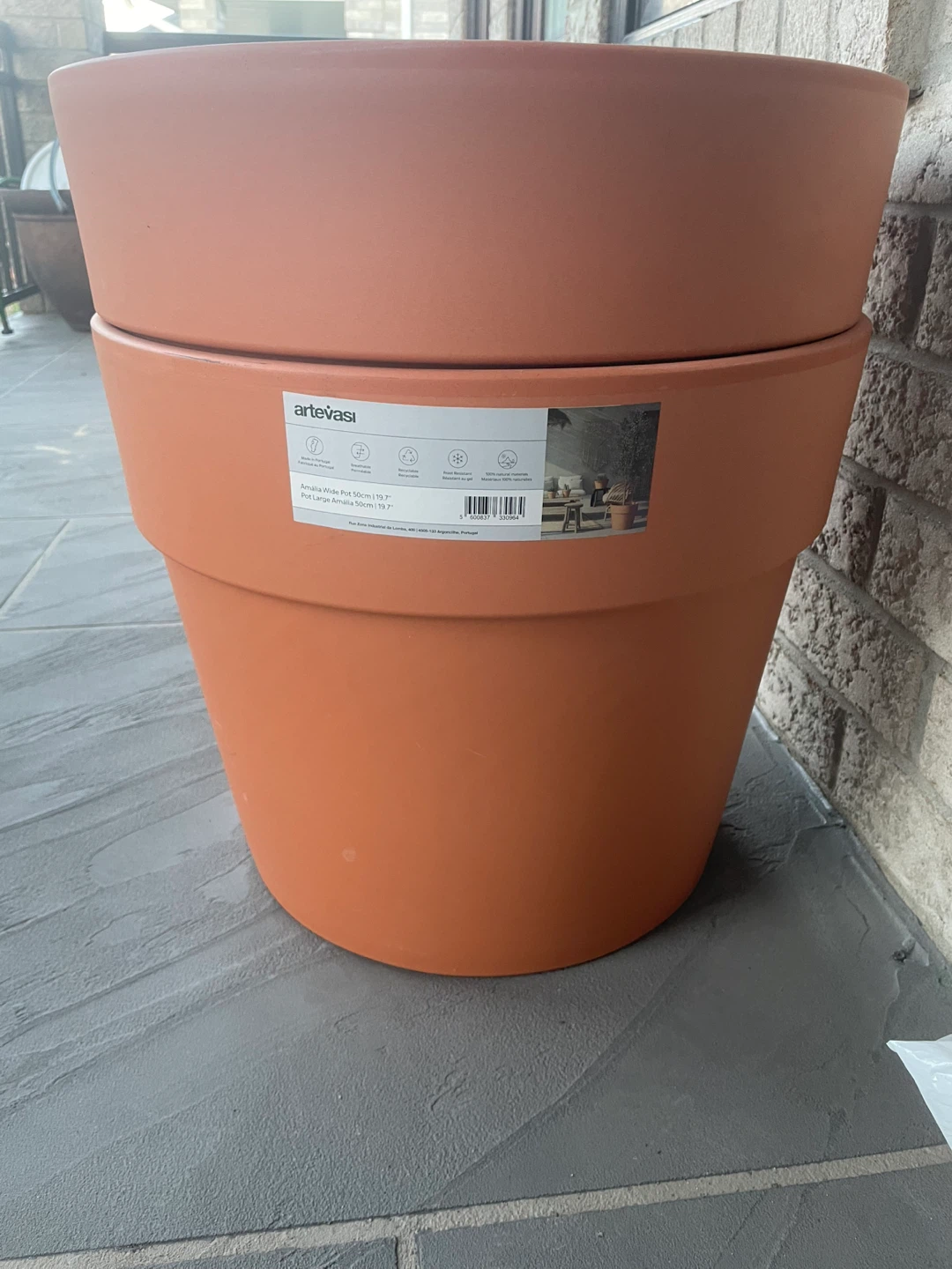 ArteVasi Wide Pot 50cm (19.7") Terracotta - photo 2