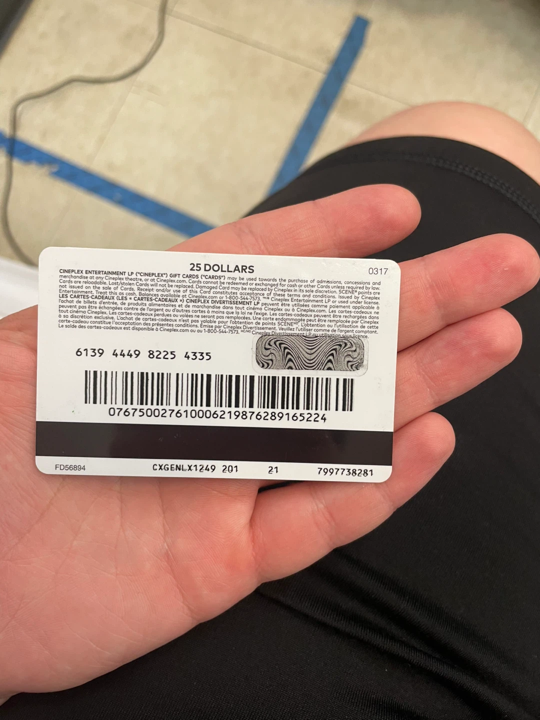 Cineplex Giftcard 25$ - photo 2