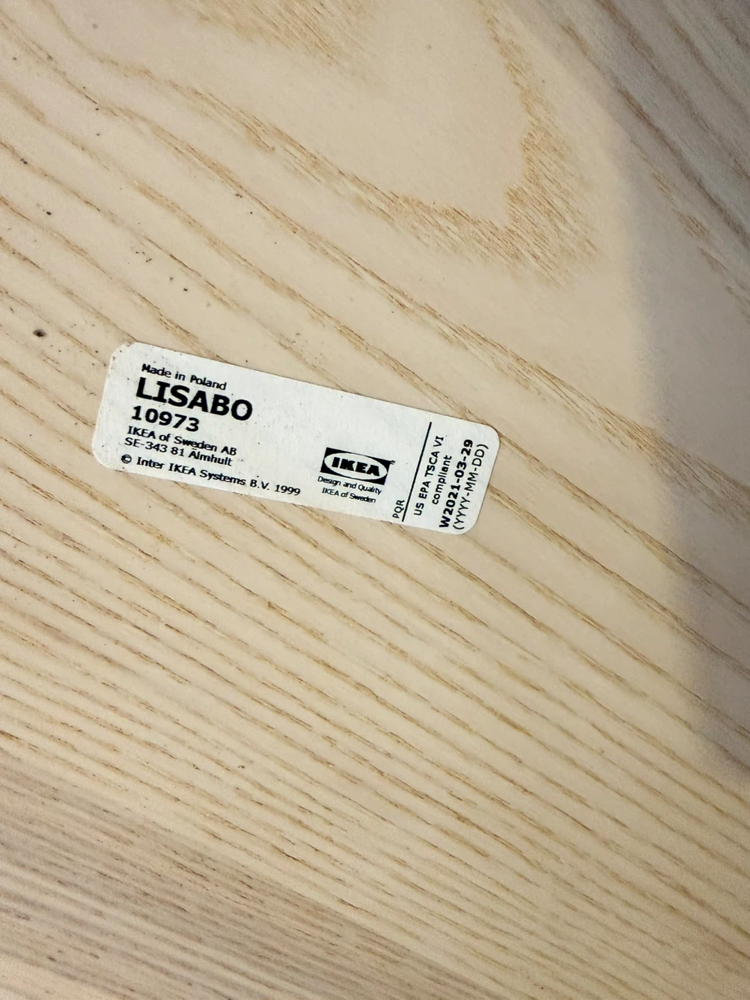 IKEA LISABO Table - photo 4