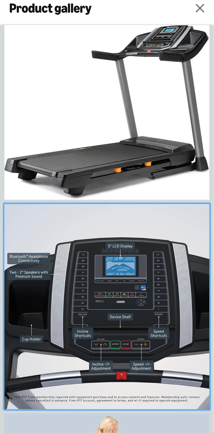 NordicTrack T Series Treadmill - photo 3