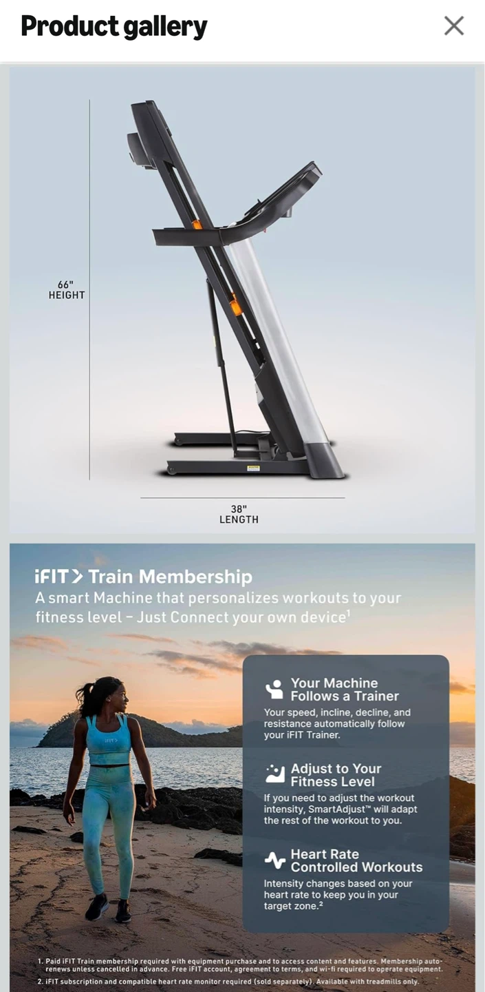NordicTrack T Series Treadmill - photo 2