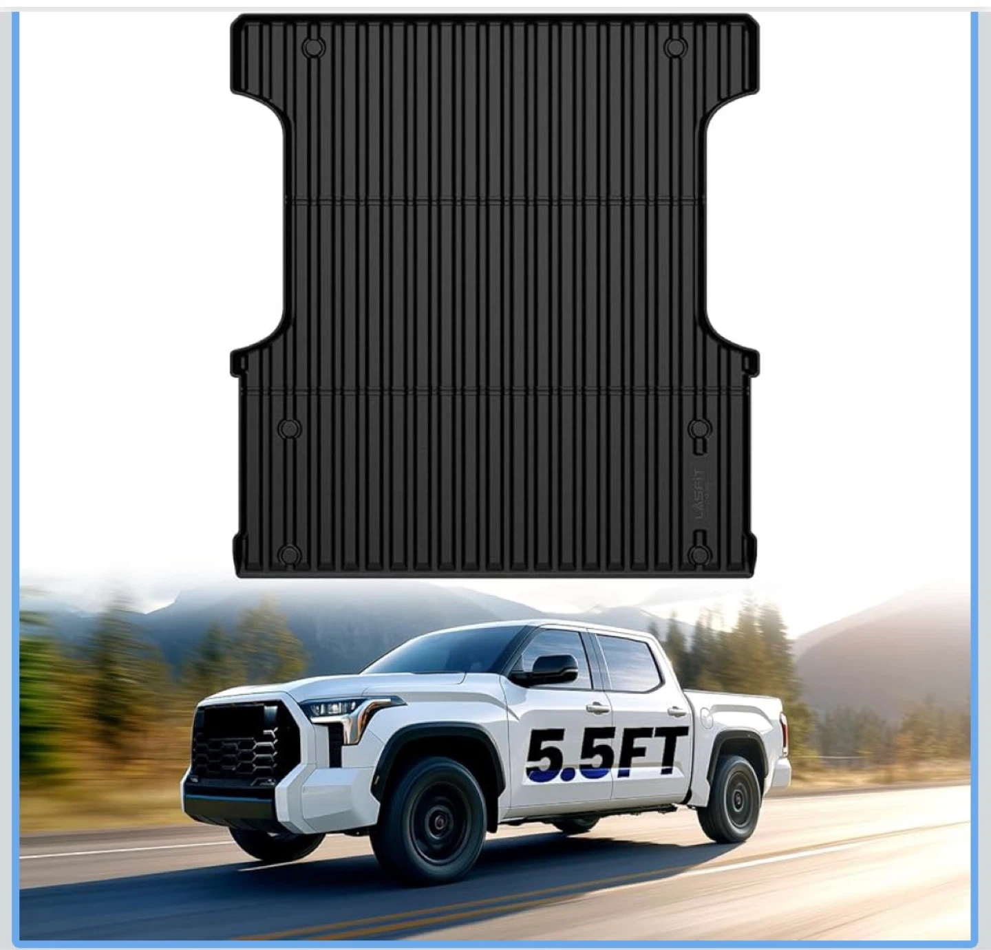 Heavy-Duty Truck Bed Mat Liner for Toyota Tundra 5.5FT