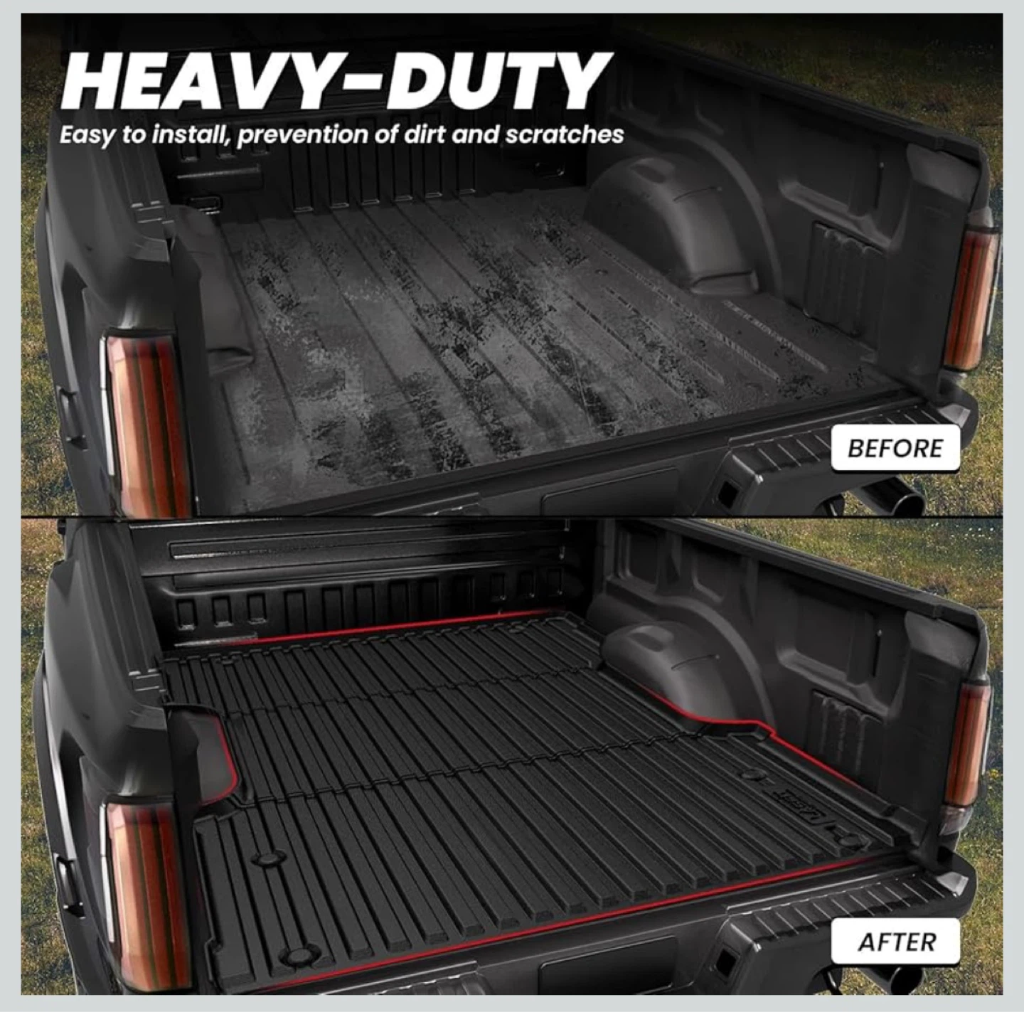 Heavy-Duty Truck Bed Mat Liner for Toyota Tundra 5.5FT - photo 3