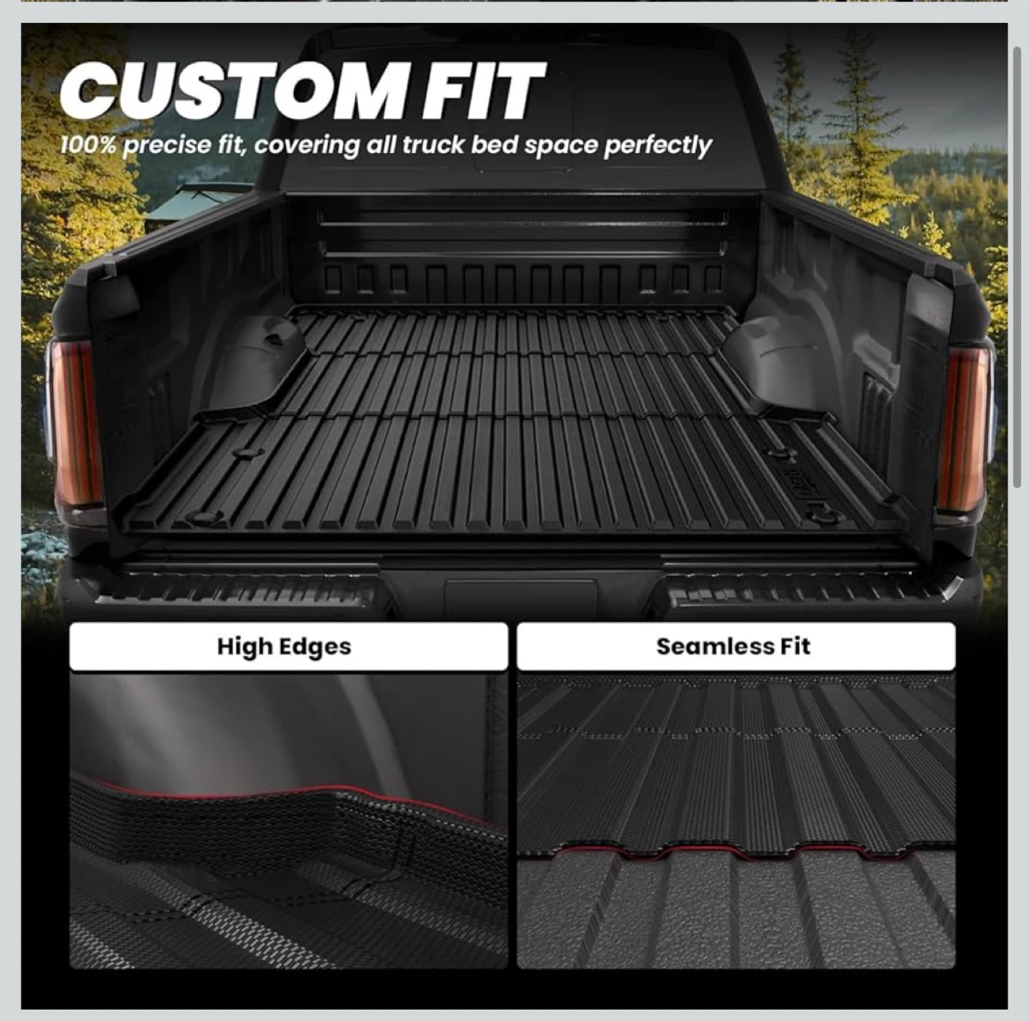 Heavy-Duty Truck Bed Mat Liner for Toyota Tundra 5.5FT - photo 4