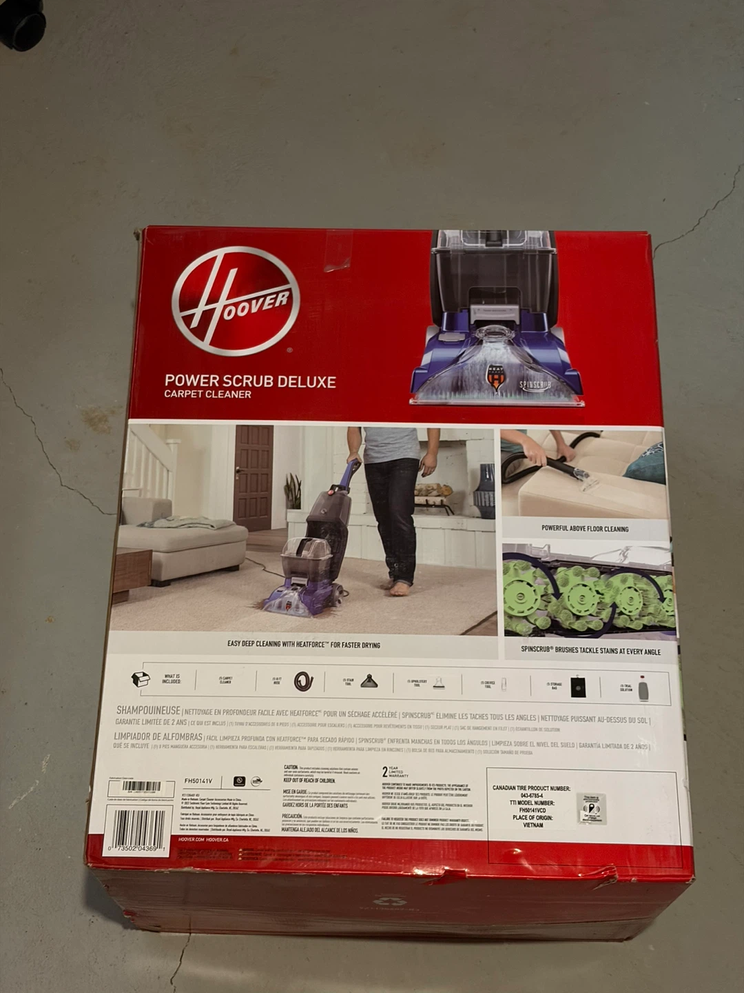 Hoover Power Scrub Deluxe Carpet Cleaner - photo 3