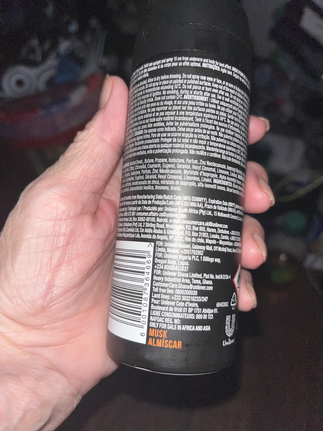 AXE Musk Deodorant Body Spray 150 ml - photo 2