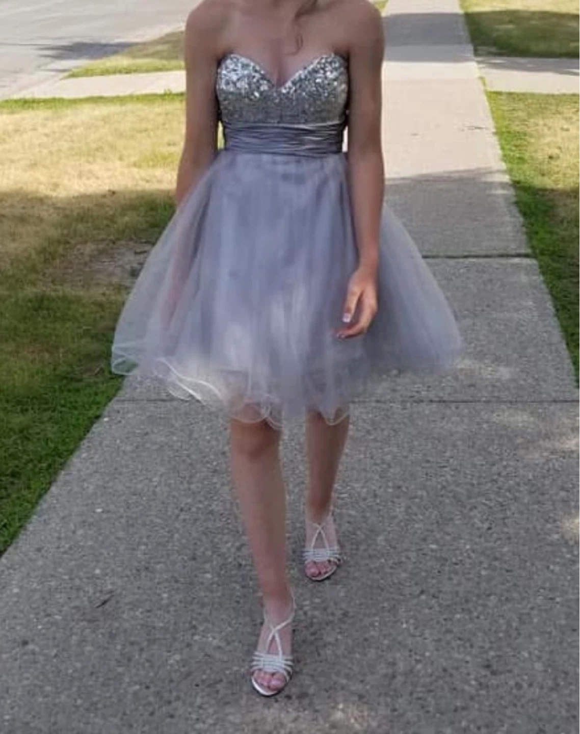Sequin grad dress - photo 3