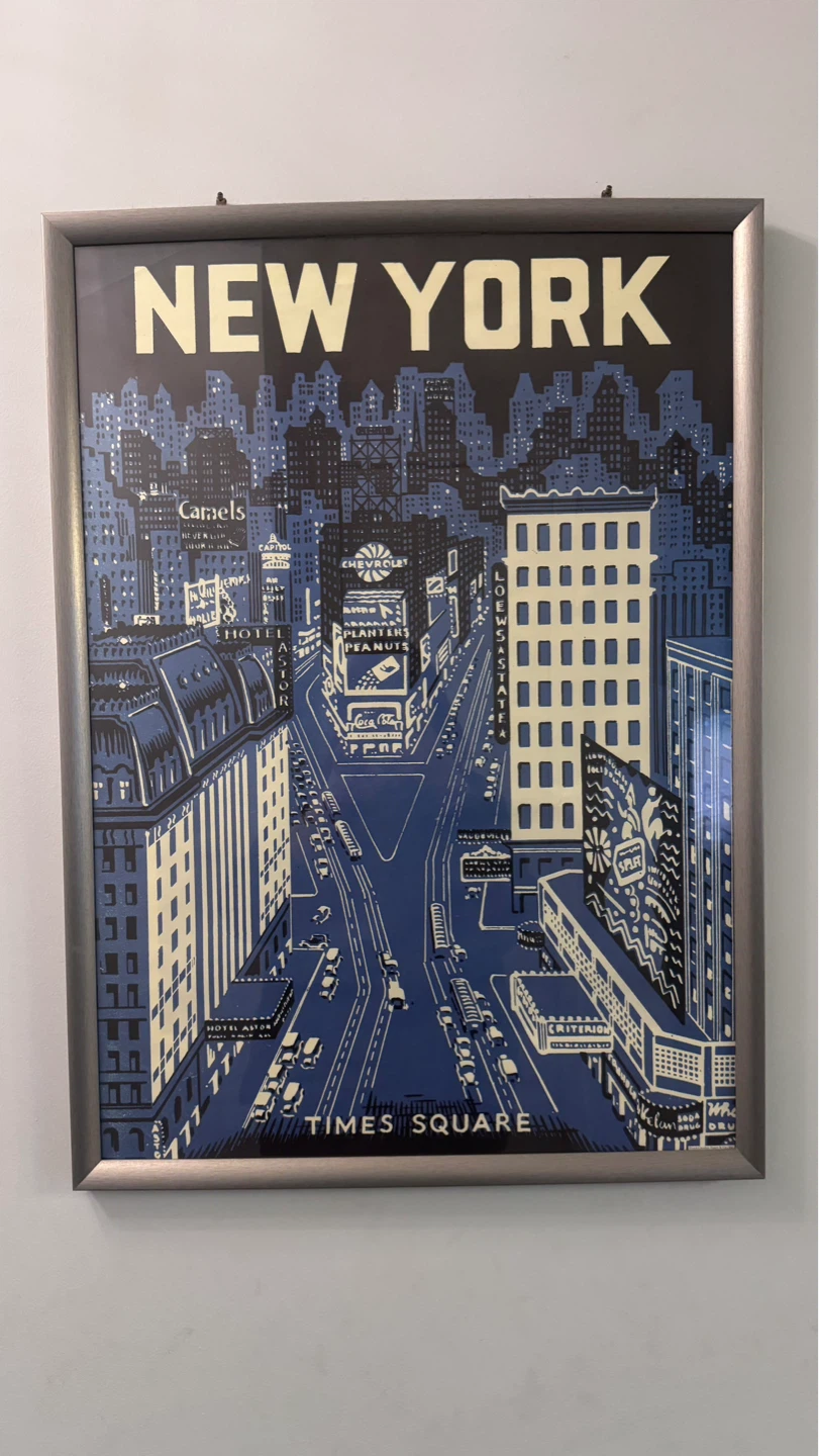 New York Times Square Framed Print