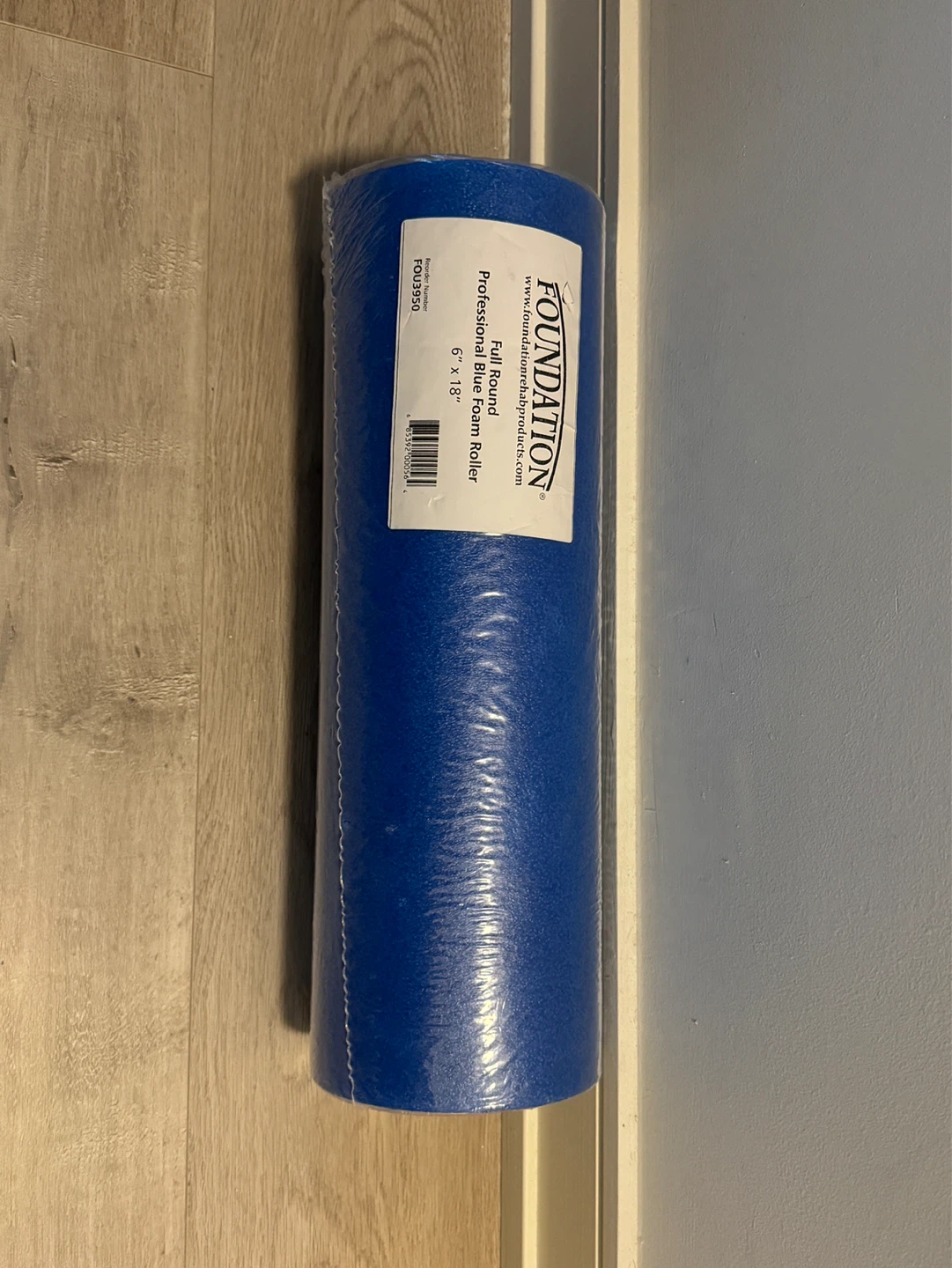 Foundation Professional Blue Foam Roller 6" x 18"