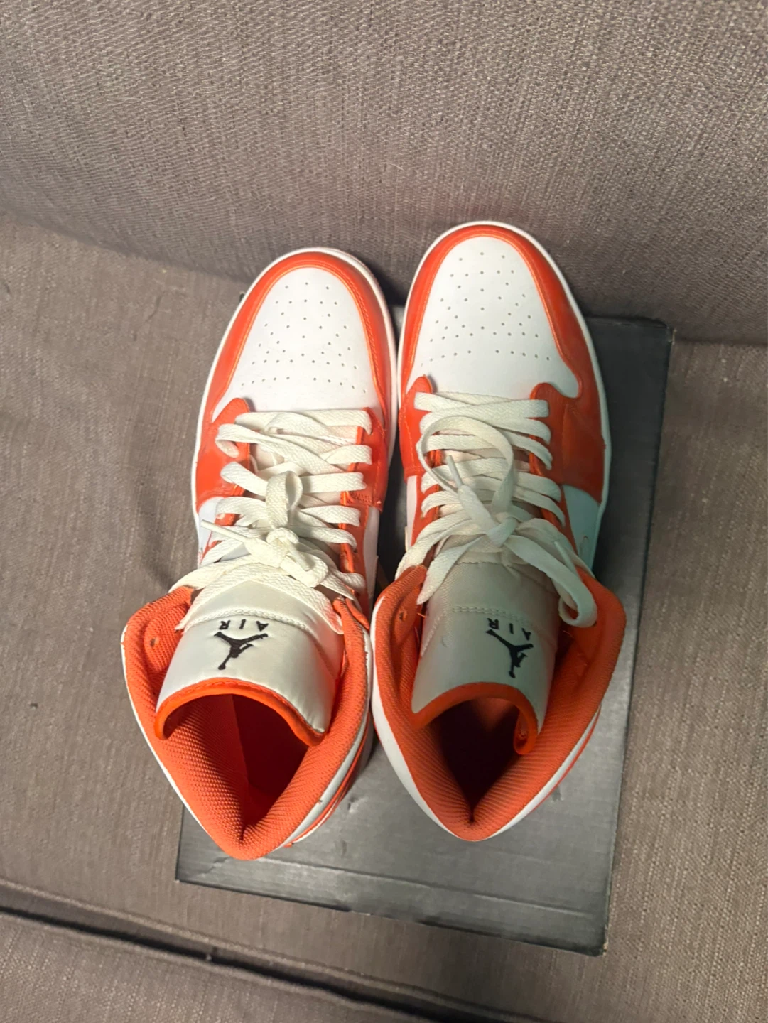 Jordan 1 Mid Electric Orange Size 11 - photo 3