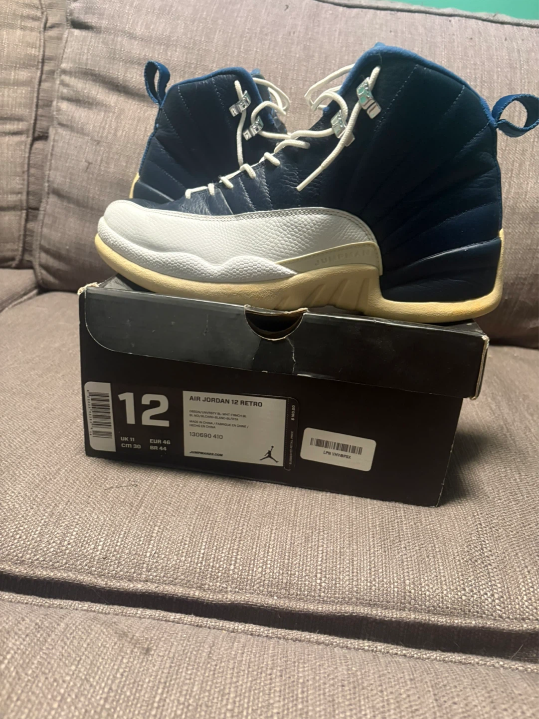 *RARE* (2012) Jordan 12 Obsidian Size 12 - photo 2