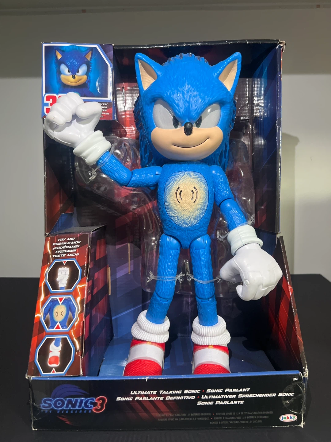 Sonic the Hedgehog 3 Ultimate Talking Sonic Action Figure