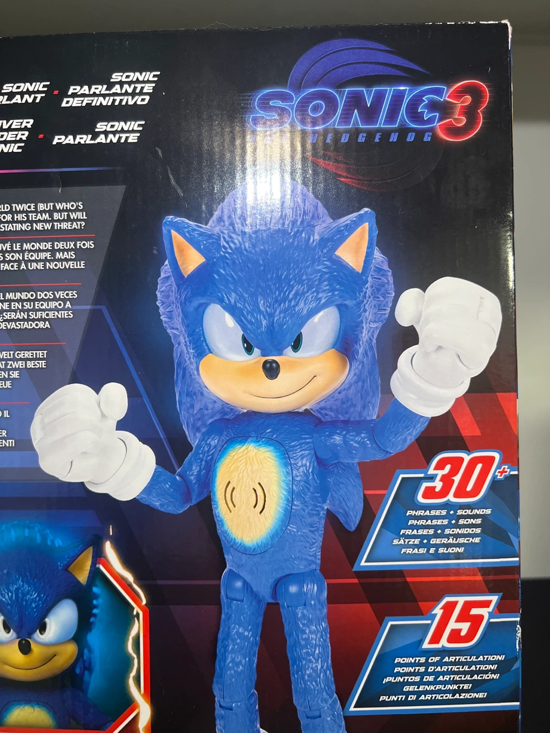 Sonic the Hedgehog 3 Ultimate Talking Sonic Action Figure - photo 5