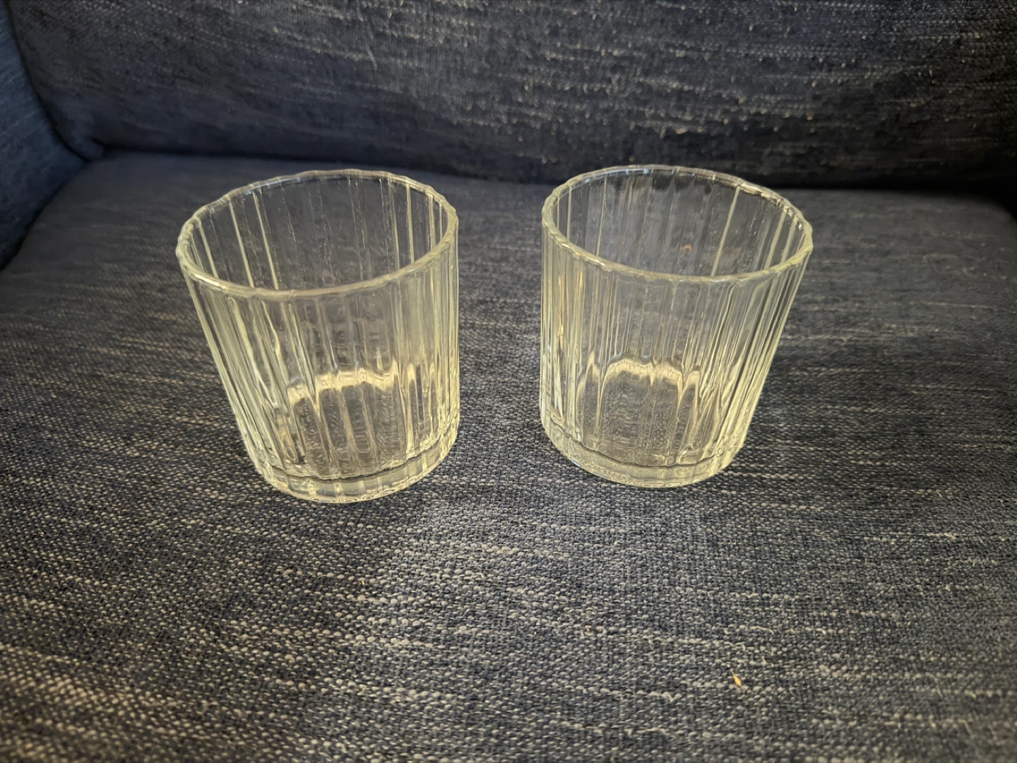 Clear Glass Tumblers (Set of 2)