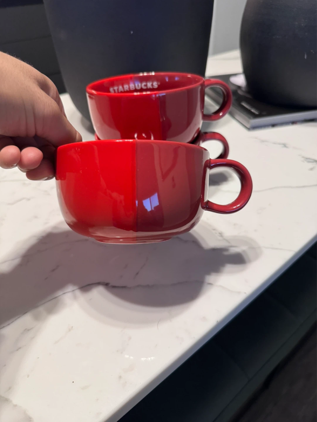 Starbucks Red Mugs - Set of 3 - photo 3