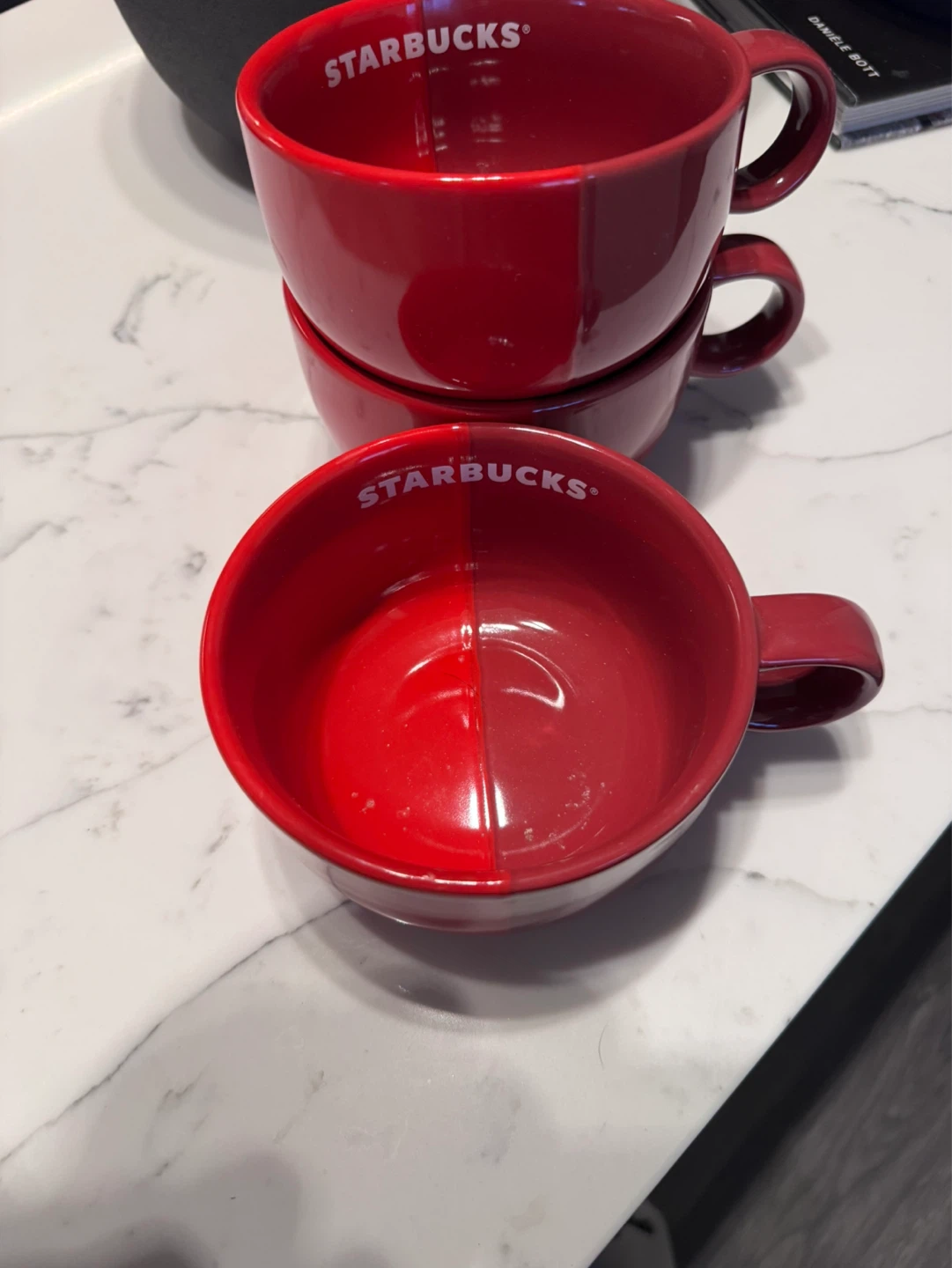 Starbucks Red Mugs - Set of 3 - photo 4