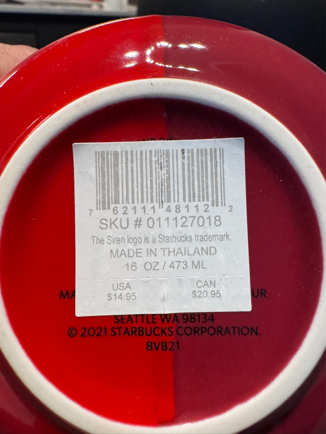 Starbucks Red Mugs - Set of 3 - photo 5