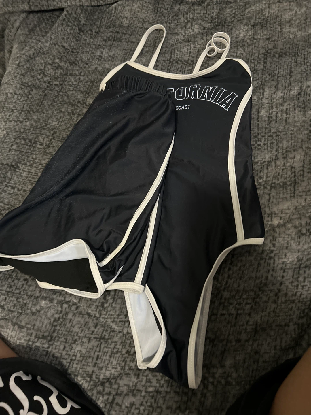 Black California Coast One-Piece Swimsuit