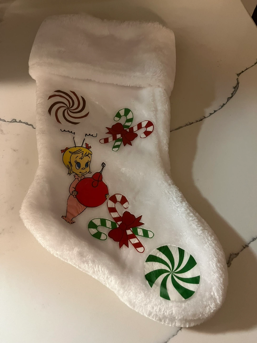 How the Grinch stole Christmas stocking