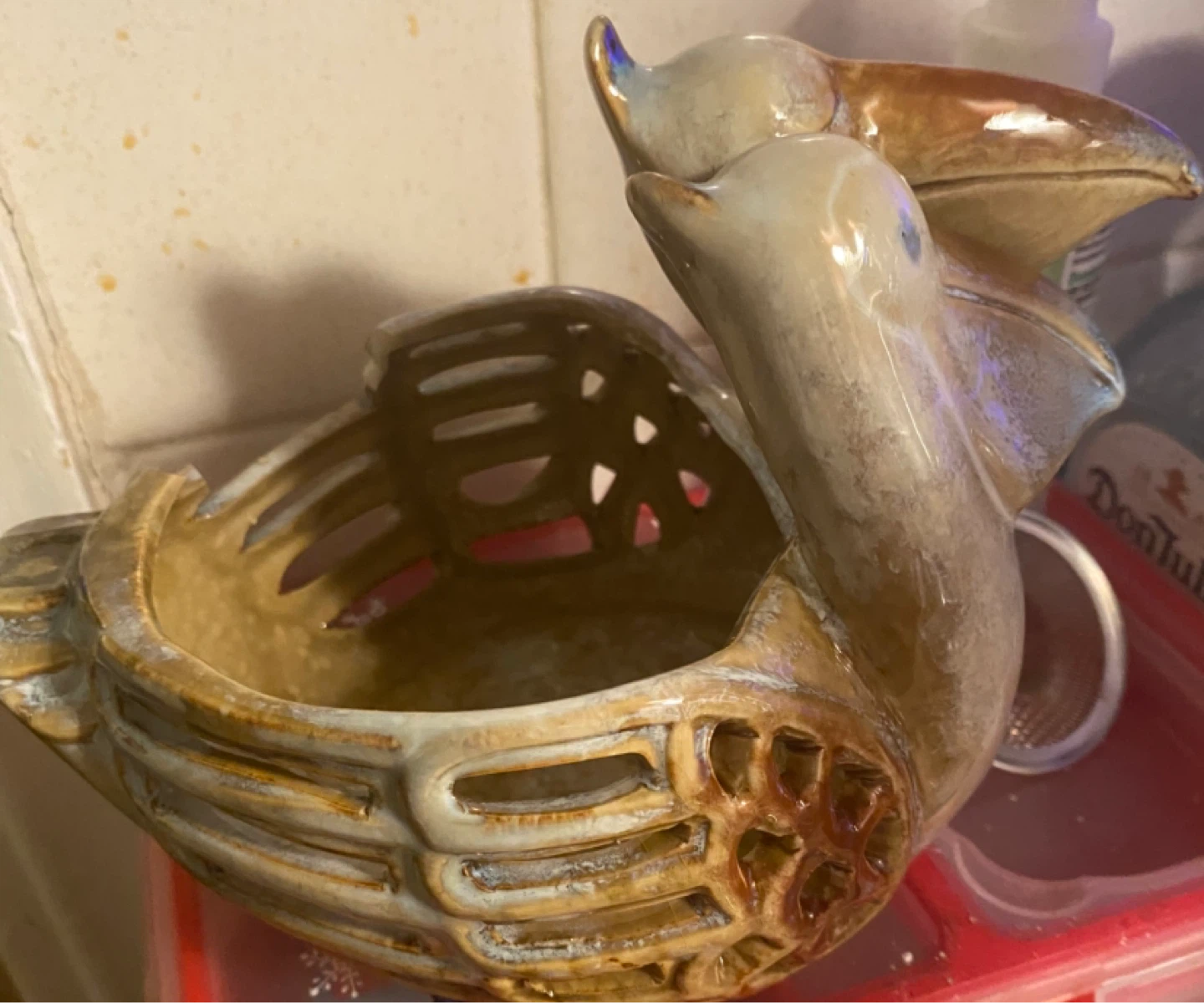 Ceramic Pelican Planter/Holder - photo 2