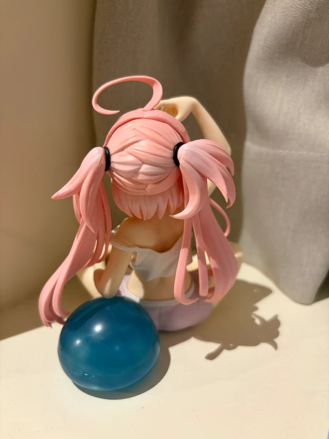 Anime Figure - Pink Hair Girl with Drink - photo 3
