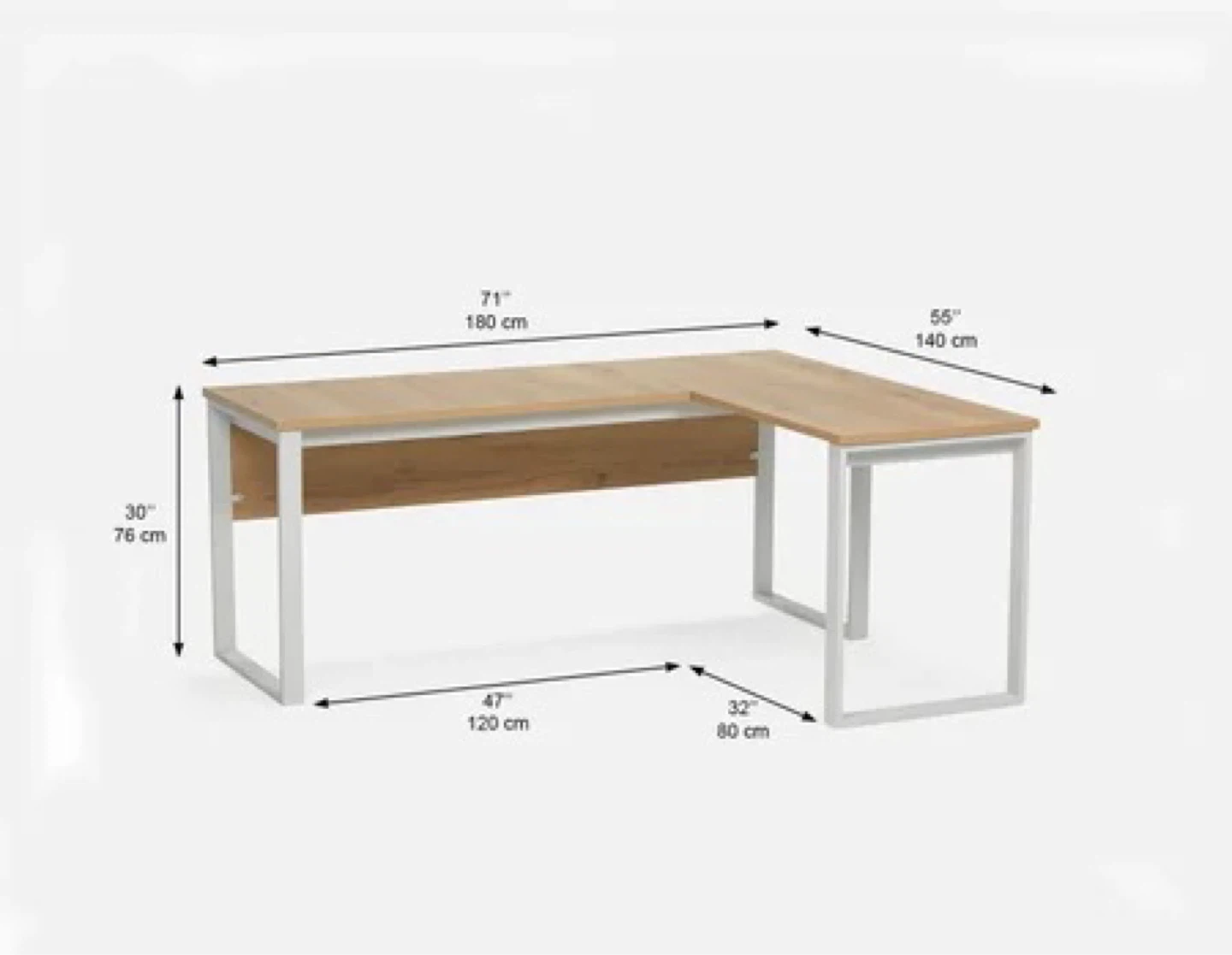 Structube Mick L-Shaped Desk