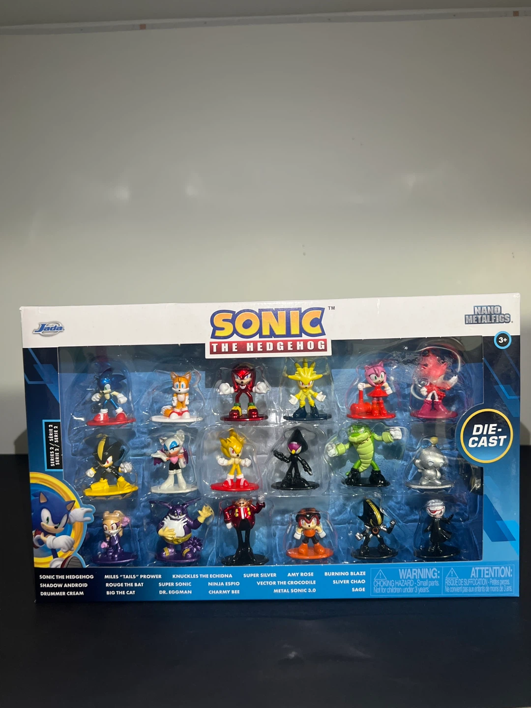 Sonic the Hedgehog Nano Metalfigs Die-Cast Figure Set