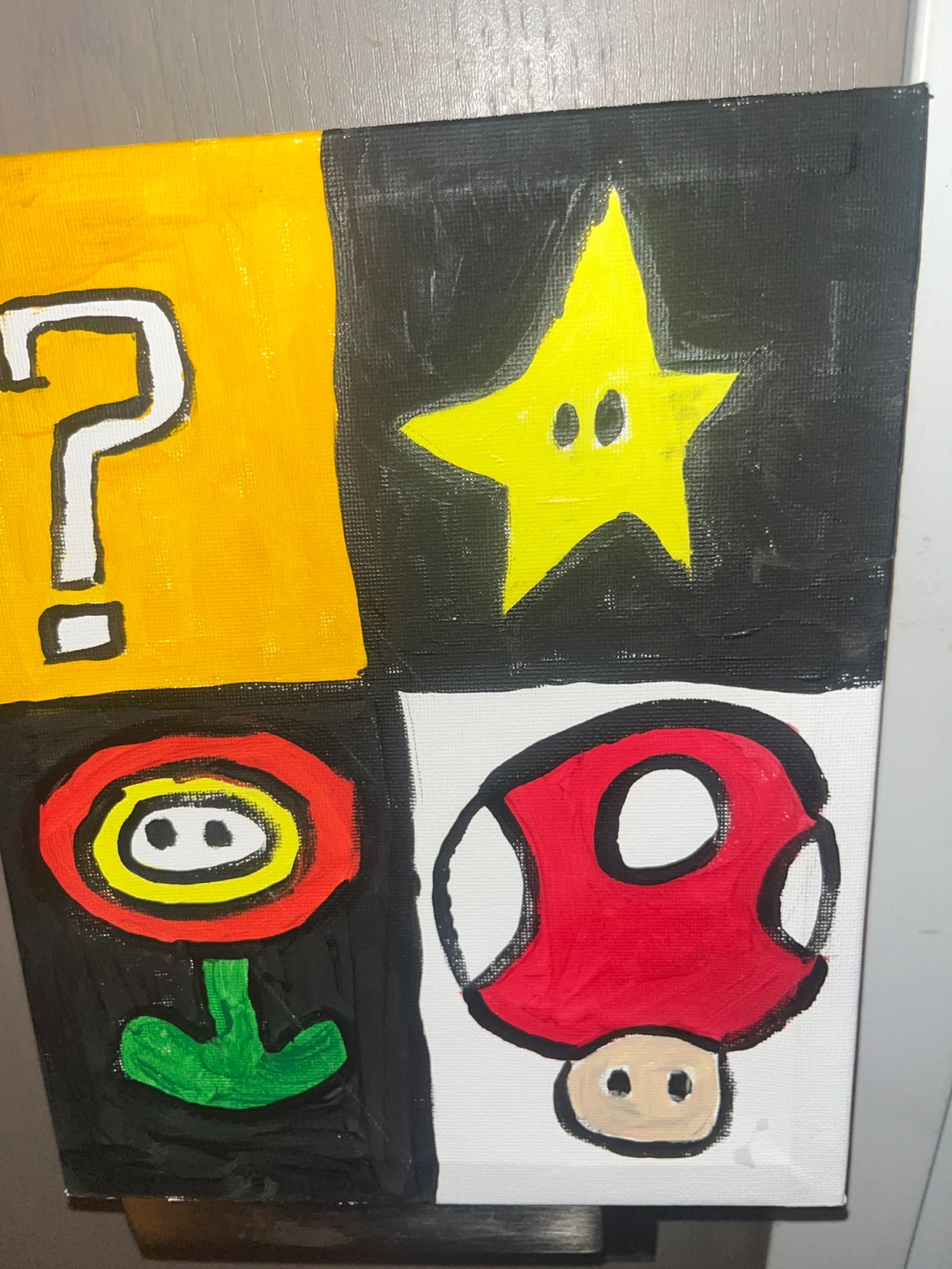 Mario Power-Up Canvas Art