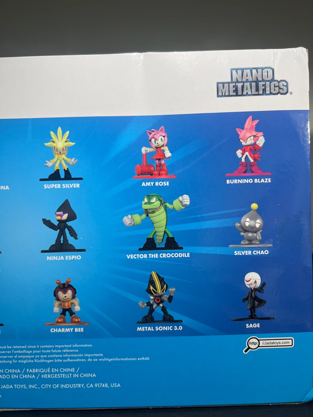 Sonic the Hedgehog Nano Metalfigs Die-Cast Figure Set - photo 3