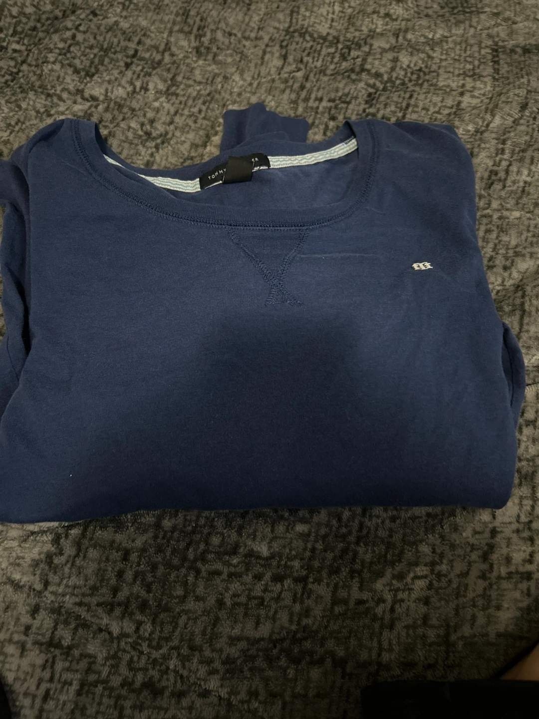 Tommy Hilfiger Blue Crewneck Sweatshirt - Size M