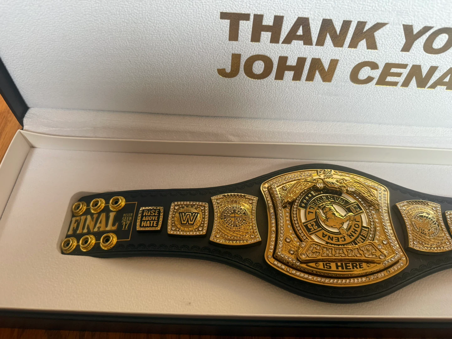 John Cena "The Last Time Is Now" Championship Belt Replica - photo 3
