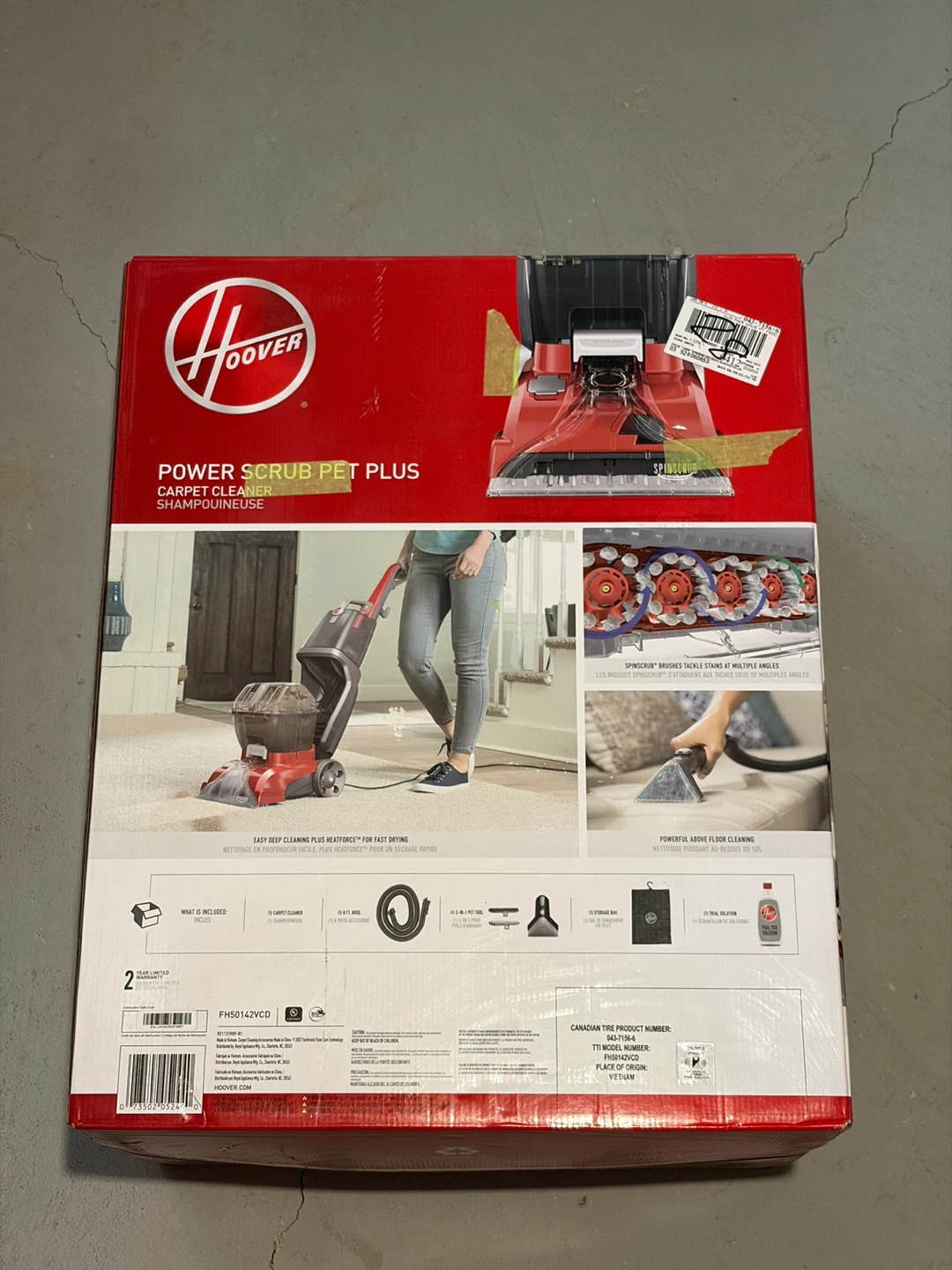 Hoover Power Scrub Pet Plus Carpet Cleaner - photo 3