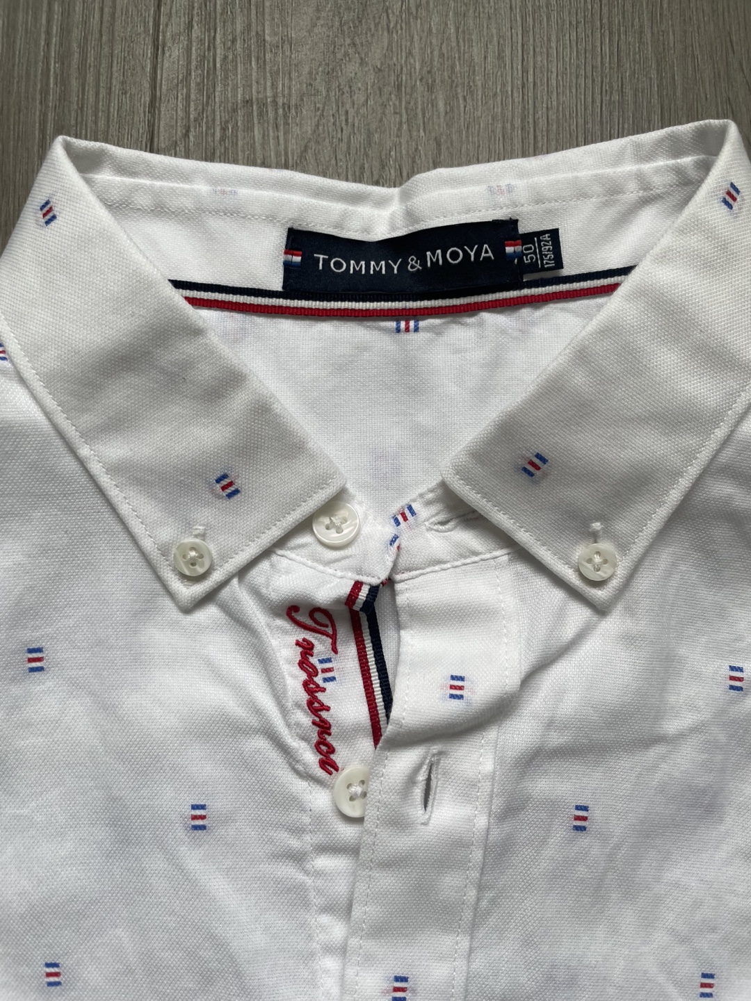 Tommy & Moya White Button-Up Shirt Size 50 - photo 2