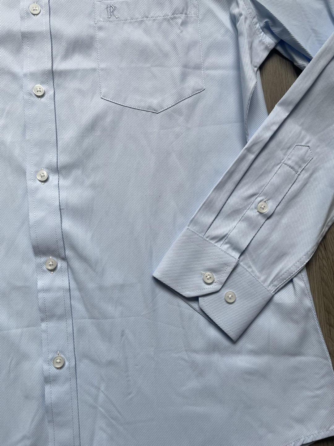 ROMON Men's Light Blue Dress Shirt Size 41 - photo 5
