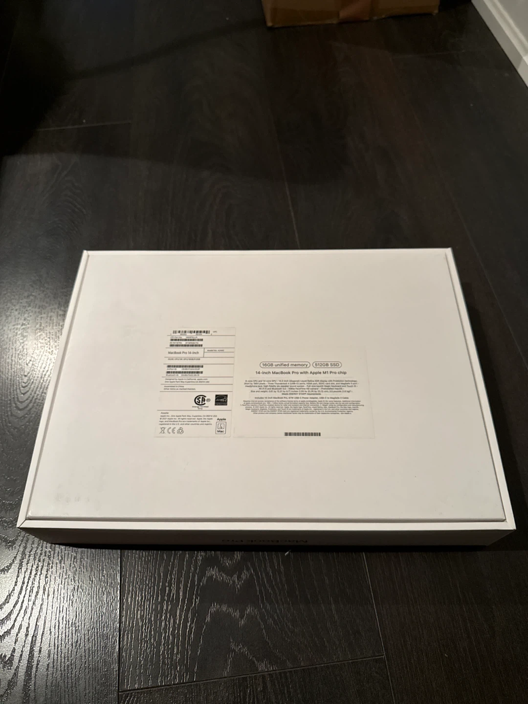 Box for Apple MacBook Pro 14-inch M1 - photo 2