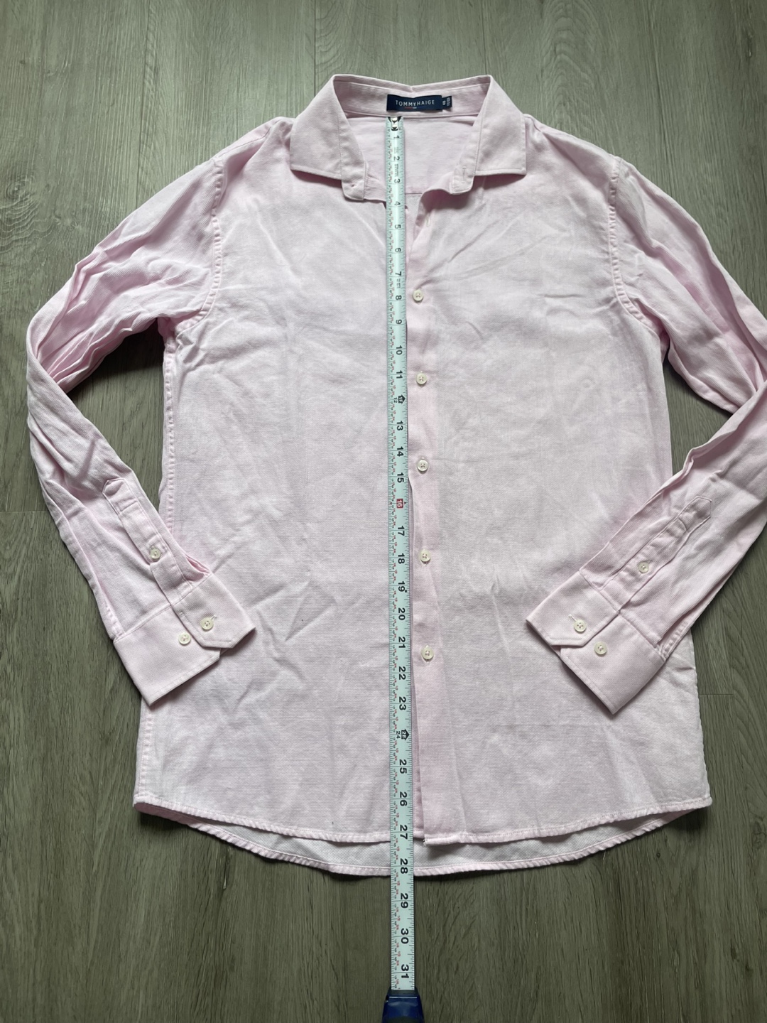 Tommy Haige Pink Long Sleeve Button-Up Shirt - photo 5