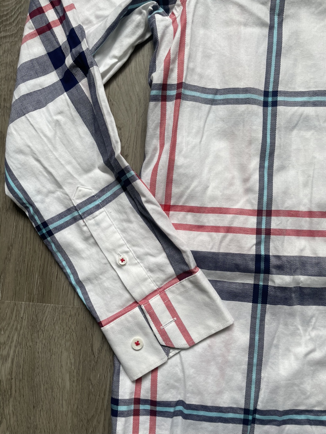 Tommy & Moya Plaid Button-Up Shirt, size 52 - photo 3