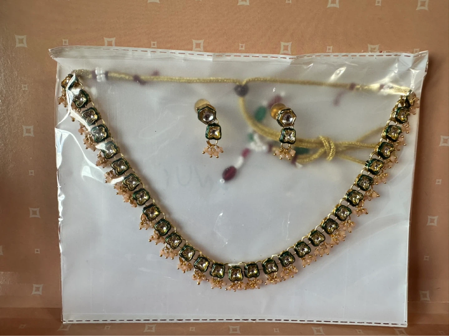 Fashion Necklace and Earring Set - photo 2