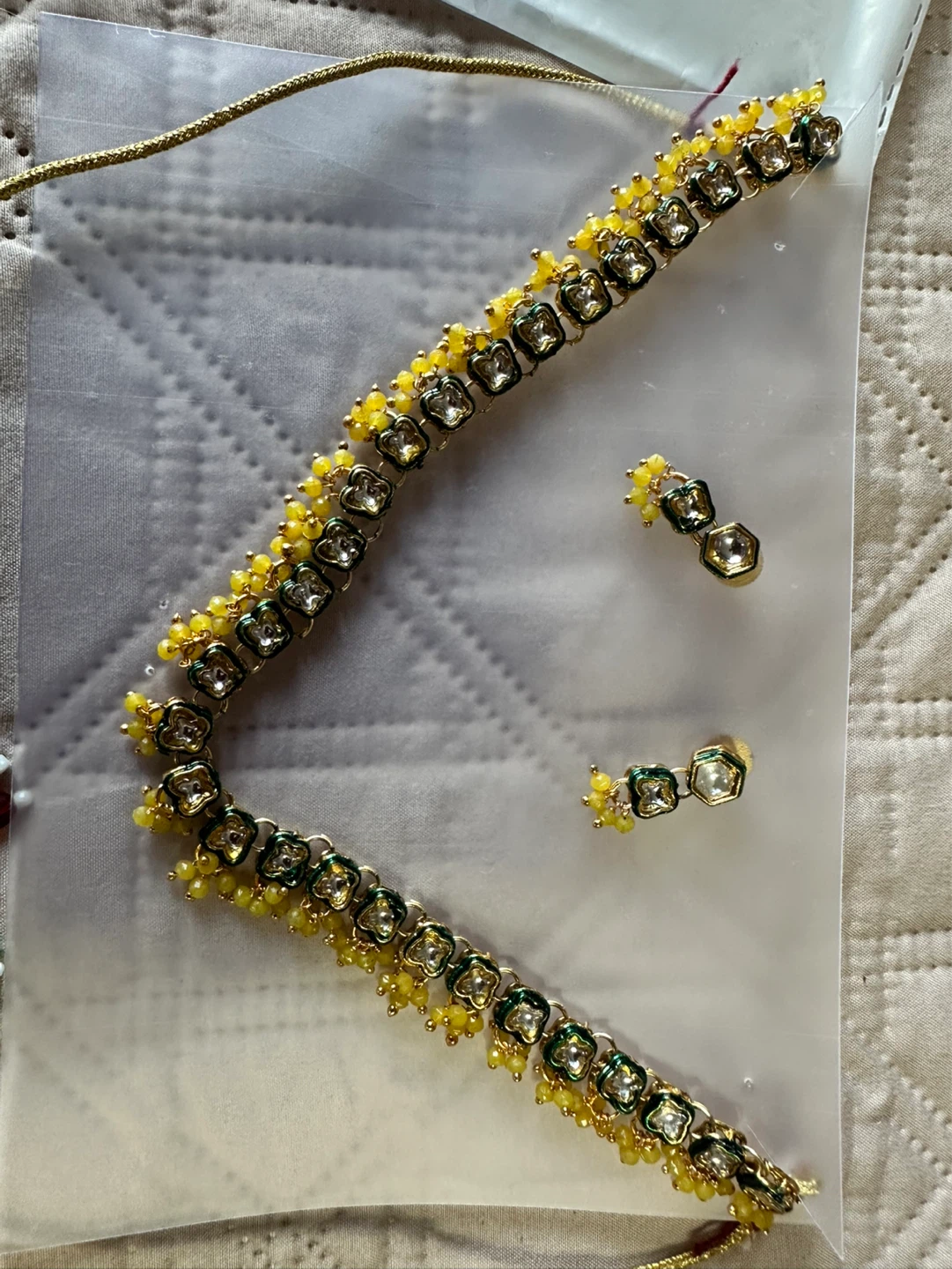 Fashion Necklace and Earring Set - photo 4