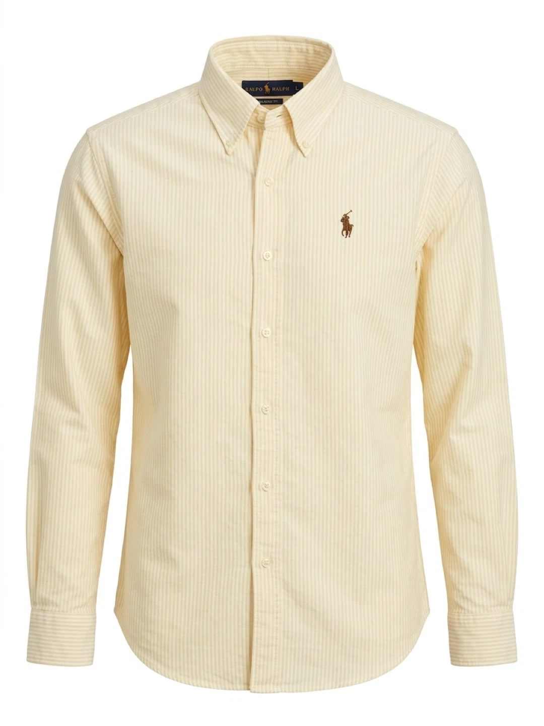 Ralph Lauren Yellow Striped Shirt – Size 6 - photo 2