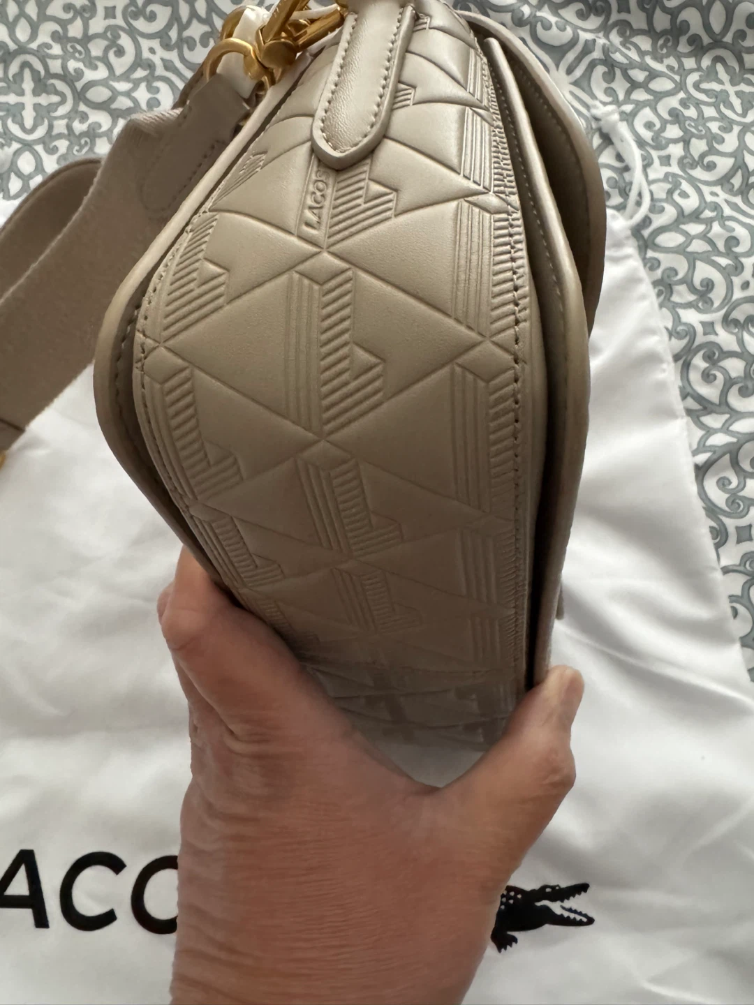 Lacoste Shoulder Bag - Taupe - photo 4