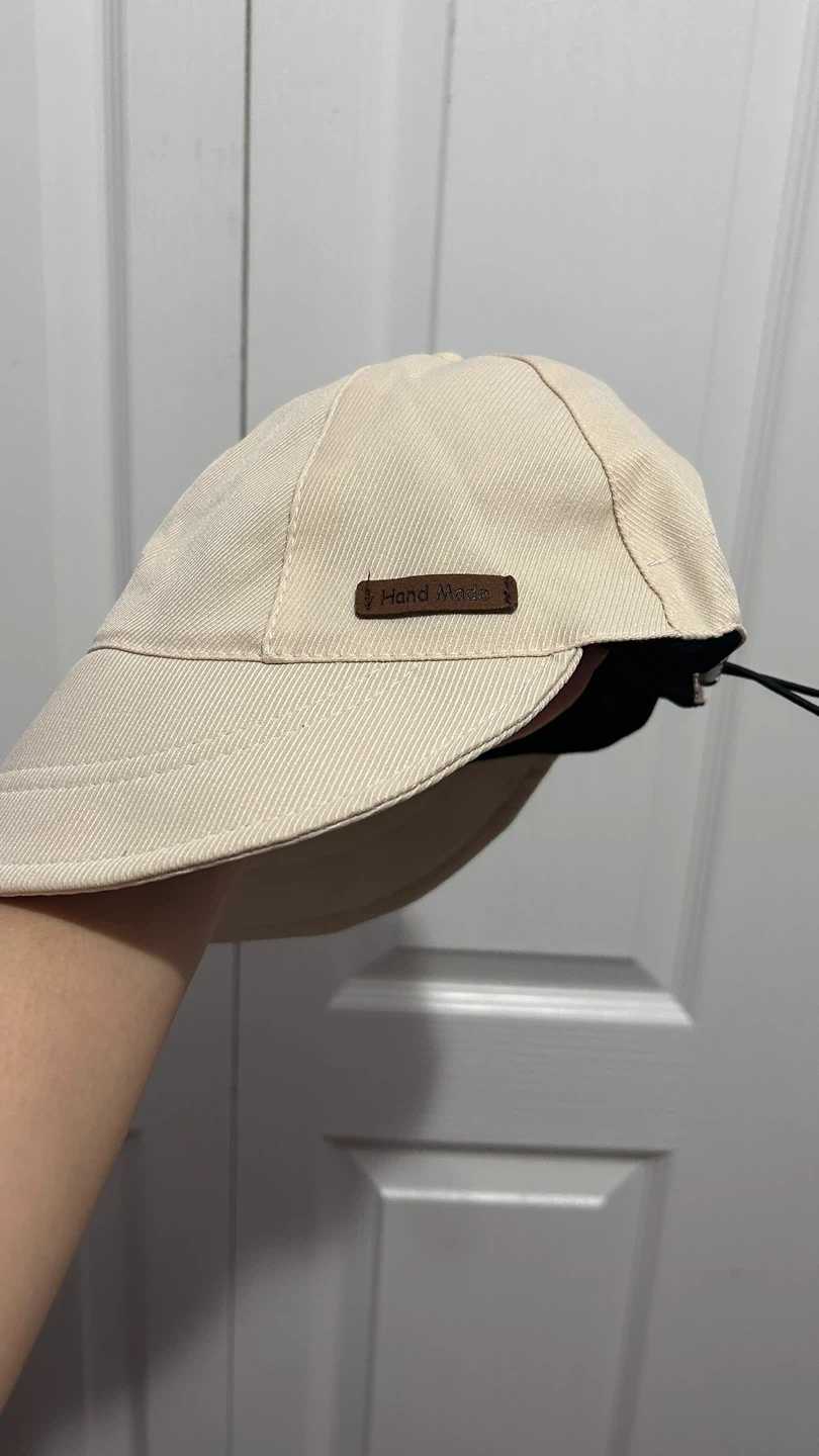 Beige Corduroy Bucket Hat