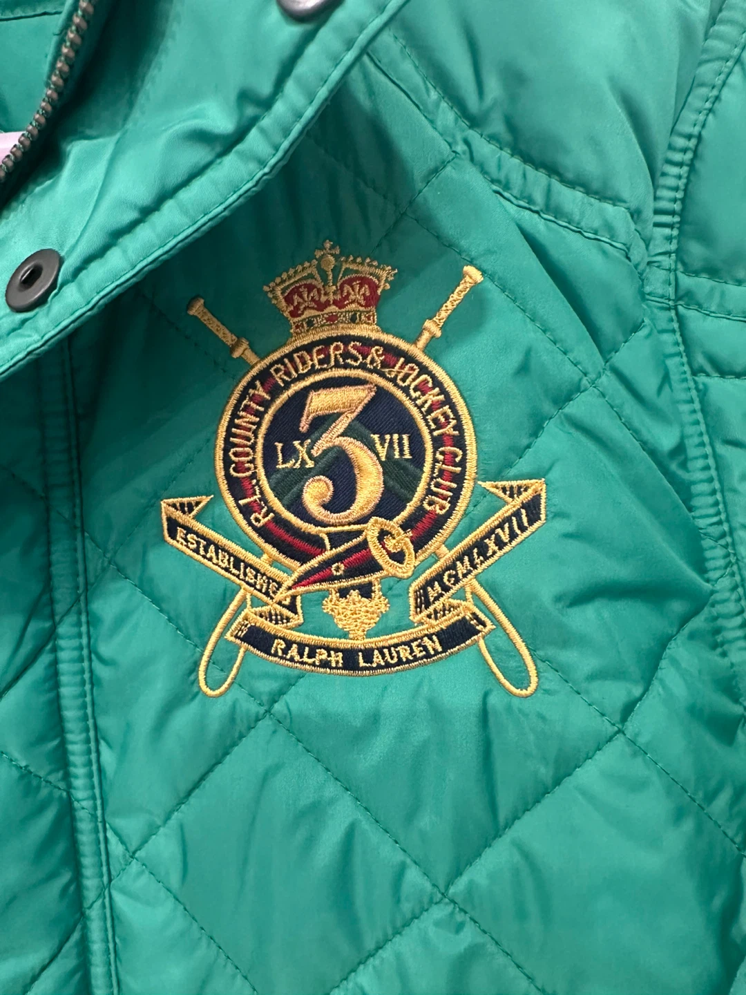 Ralph Lauren Sport Green Quilted Jacket — Size S/P - photo 4