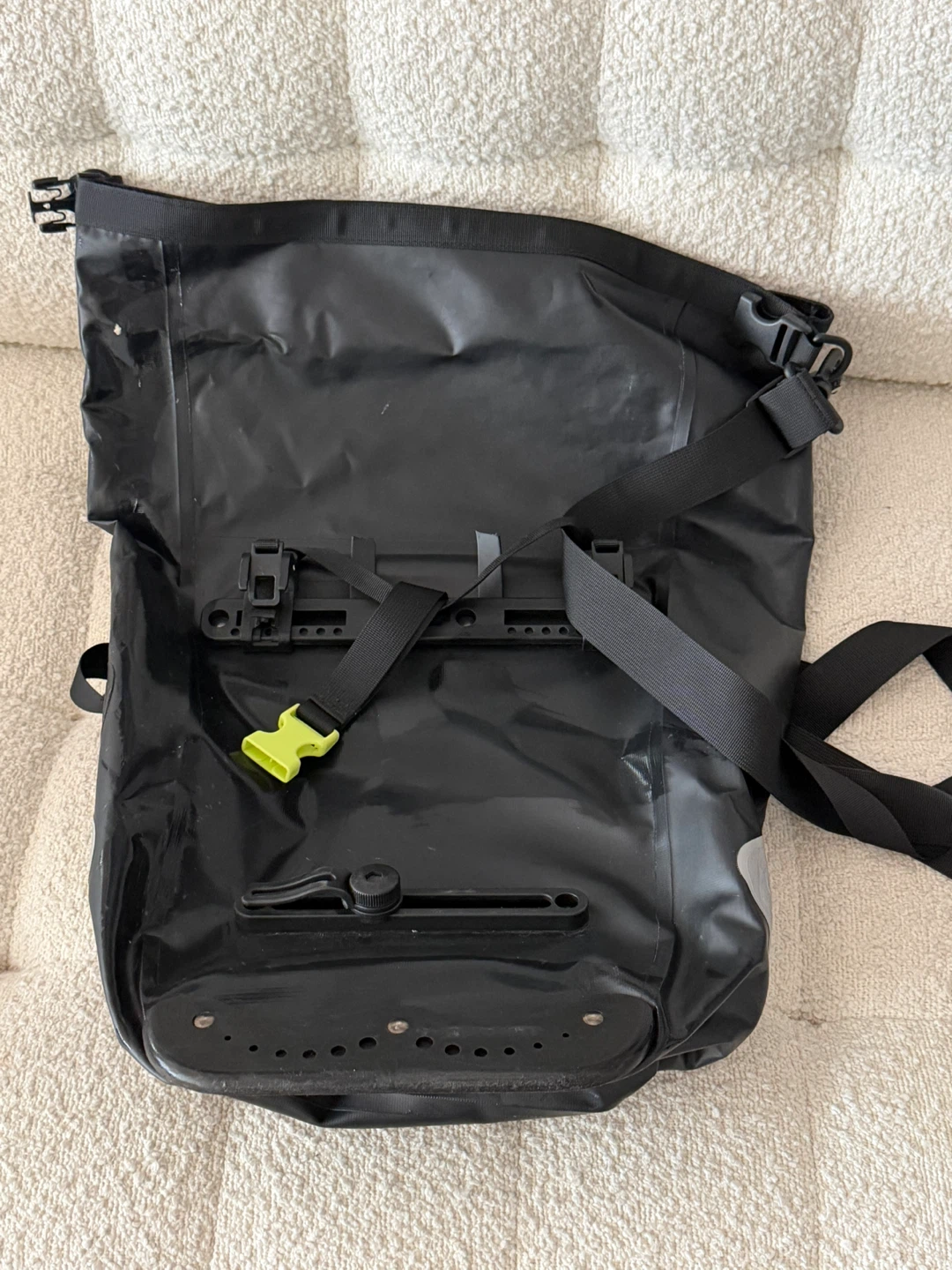 Bike Black Waterproof Roll-Top Backpack - photo 2