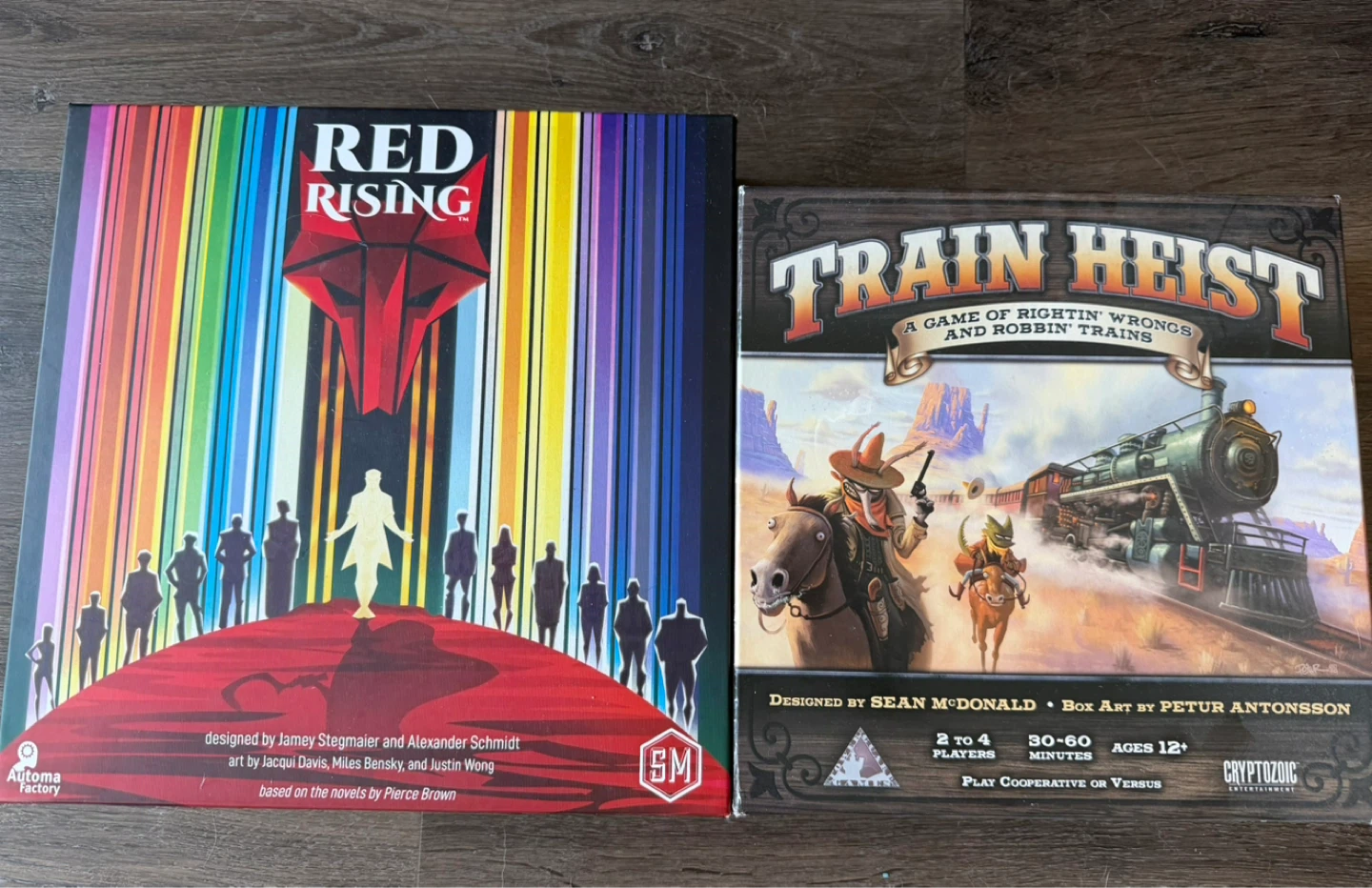 Red Rising & Train Heist Board Games