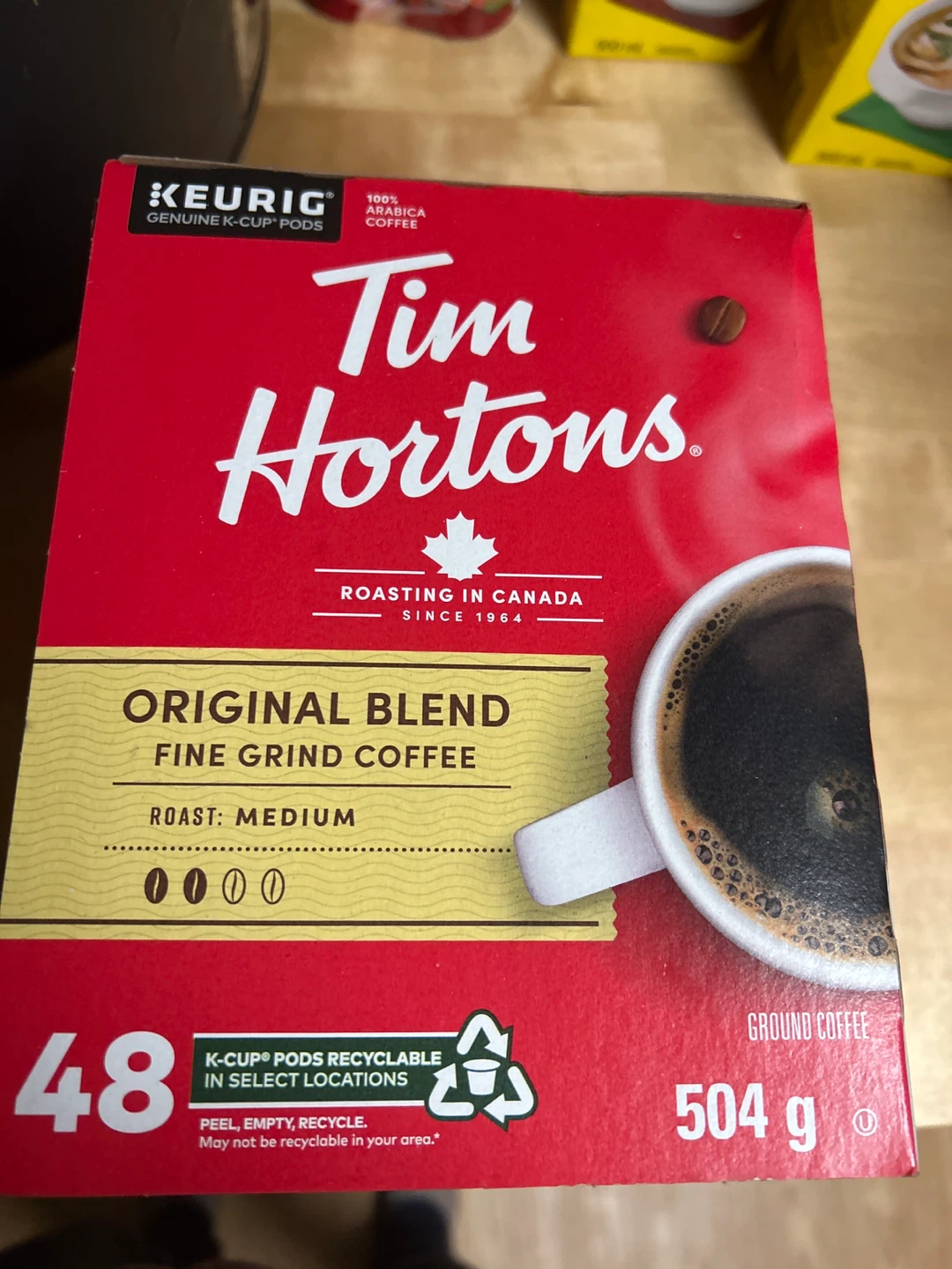 Tim Hortons Original Blend Coffee K-Cups (48 count)