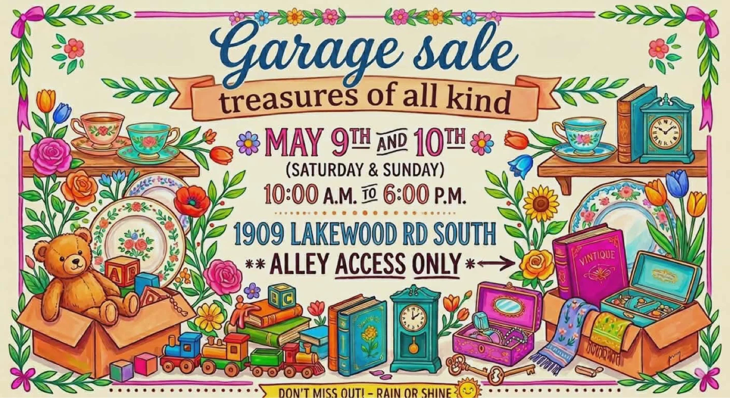 Garage Sale - Treasures of All Kind